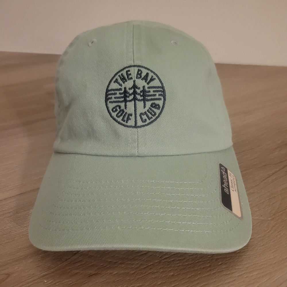 NEW The Bay Golf Club Mens Adjustable Baseball Cap Ahead TBGC vs NYGC Golf